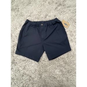 NWT Chubbies The Armadas Drawstring 7" Stretch Twill Shorts Navy Blue Sz XL